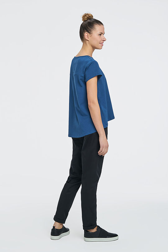 Modal relaxed fit tee 5 | BLUE | Audimas
