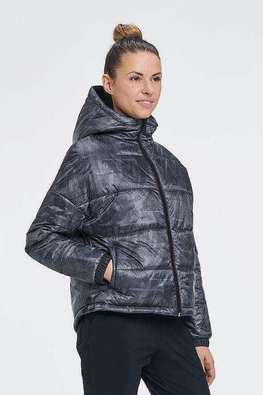 Reversible THERMORE insulated jacket 6 | BLACK | Audimas
