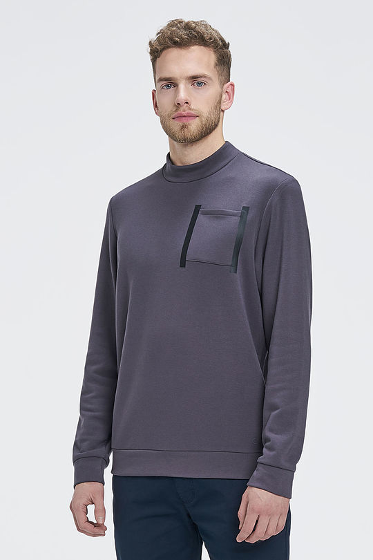 Viscose fleece sweatshirt 1 | GREY/MELANGE | Audimas