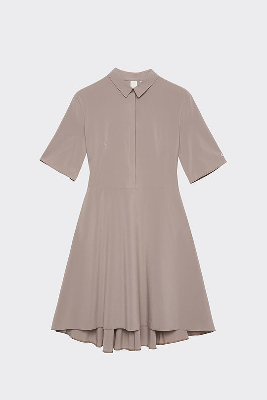 Wrinkle-free lightweight dress 7 | BROWN/BORDEAUX | Audimas