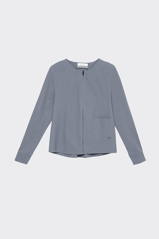 SENSITIVE tricot jacket 7 | GREY/MELANGE | Audimas