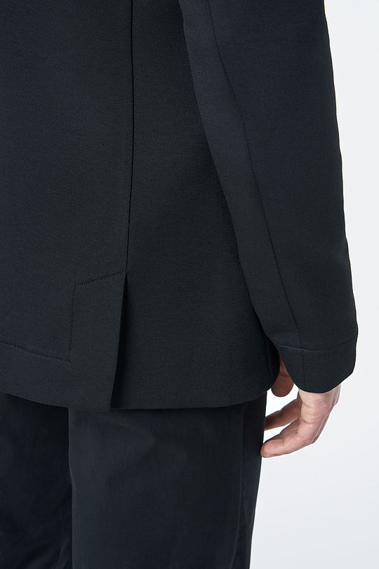 Viscose interlock tricot blazer 6 | BLACK | Audimas