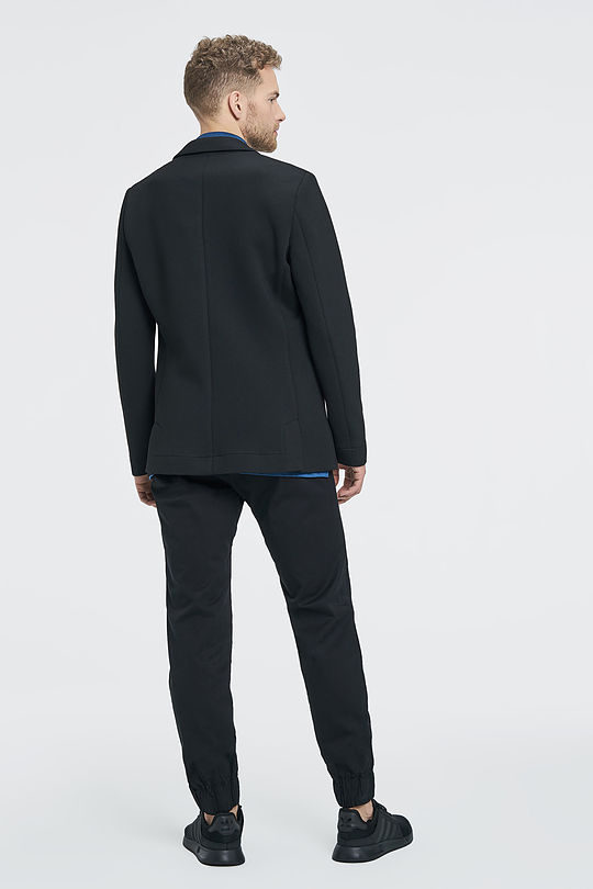 Viscose interlock tricot blazer 9 | BLACK | Audimas
