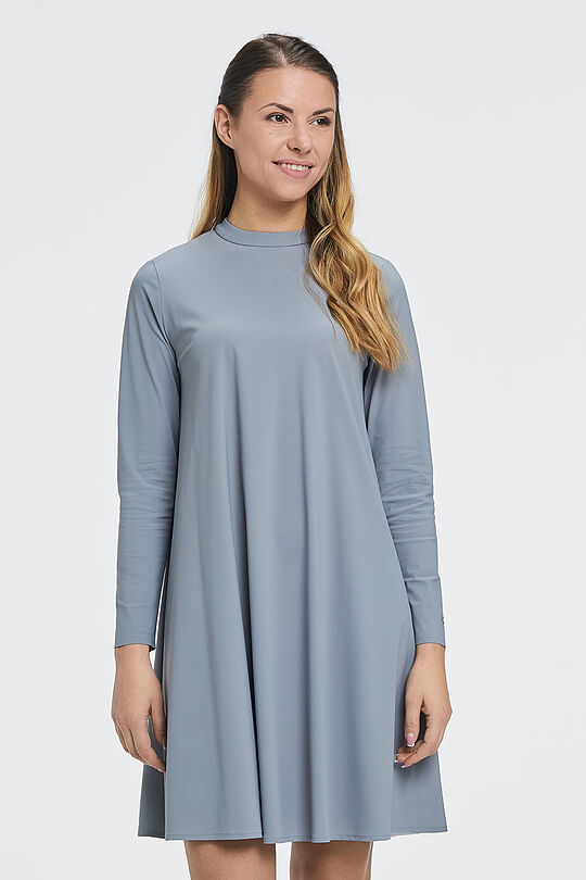 SENSITIVE tricot long sleeve dress 1 | GREY/MELANGE | Audimas