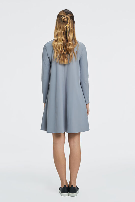 SENSITIVE tricot long sleeve dress 5 | GREY/MELANGE | Audimas