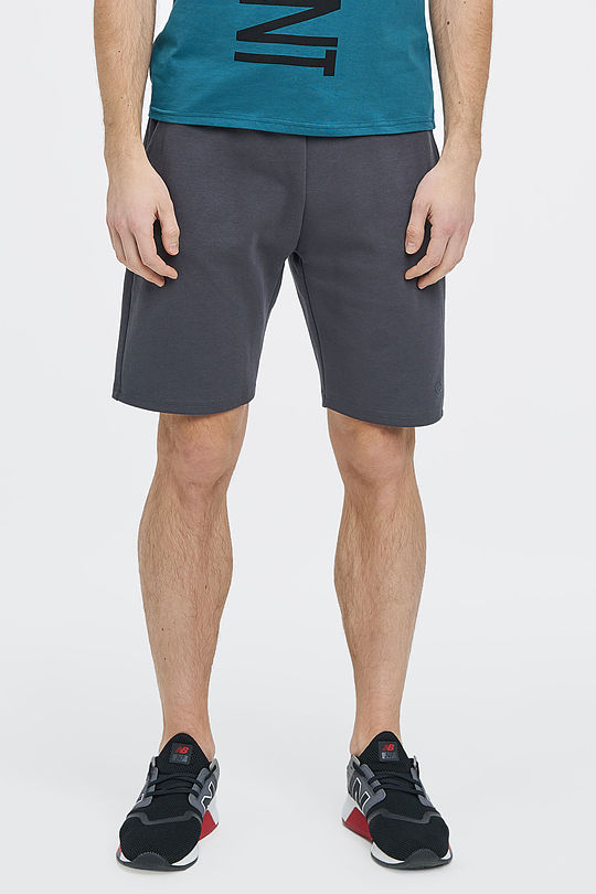 Cotton interlock tricot shorts 1 | GREY/MELANGE | Audimas