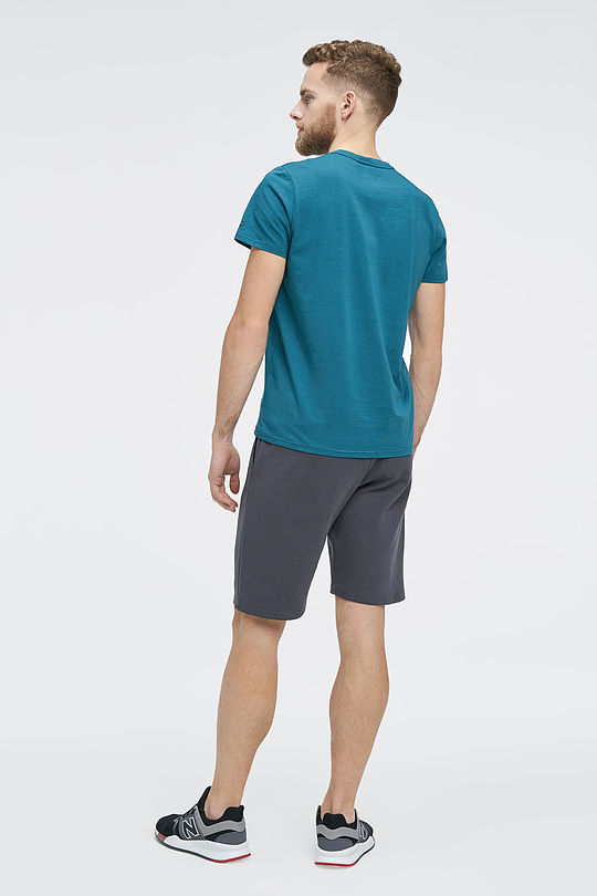 Cotton interlock tricot shorts 5 | GREY/MELANGE | Audimas