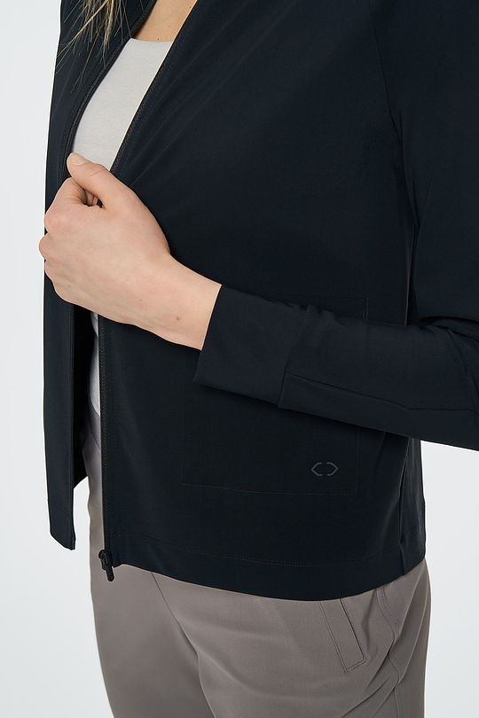 SENSITIVE tricot jacket 4 | BLACK | Audimas