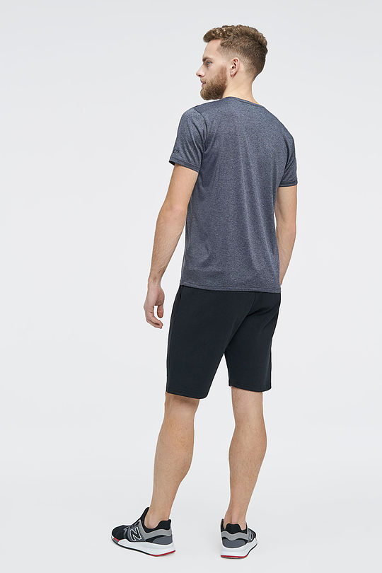 Cotton interlock tricot shorts 5 | BLACK | Audimas