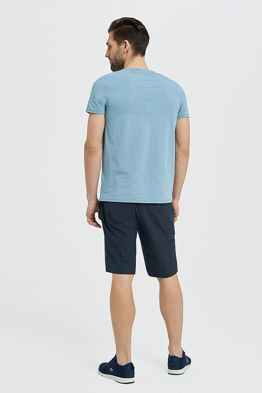 Wrinkle-free stretch fabric shorts 6 | BLUE | Audimas