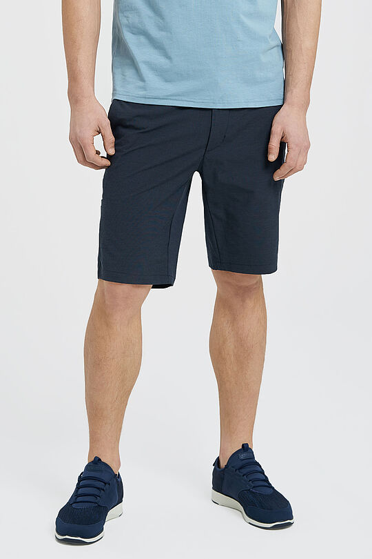 Wrinkle-free stretch fabric shorts 1 | BLUE | Audimas