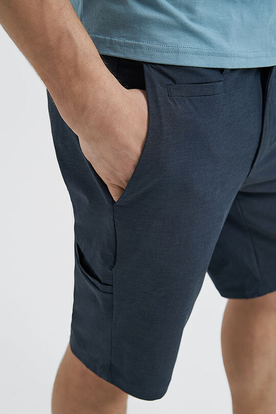Wrinkle-free stretch fabric shorts 3 | BLUE | Audimas