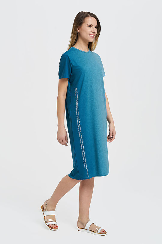 Lightweight tricot maxi dress 7 | BLUE | Audimas