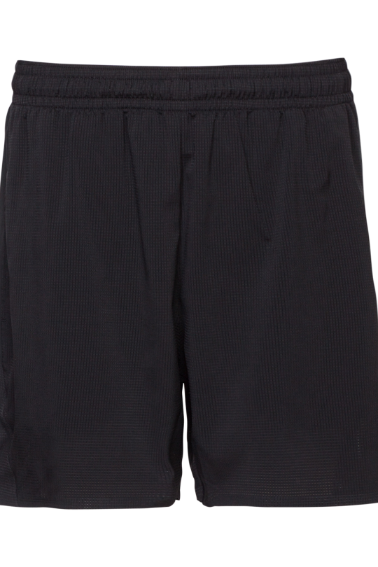 Medium length stretch woven shorts 7 | BLACK | Audimas