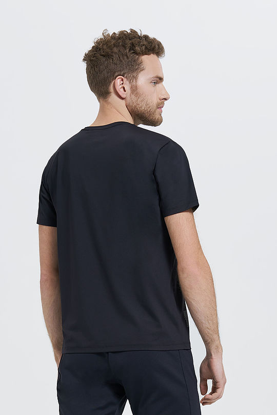 Functional tee 2 | BLACK PRINTED | Audimas