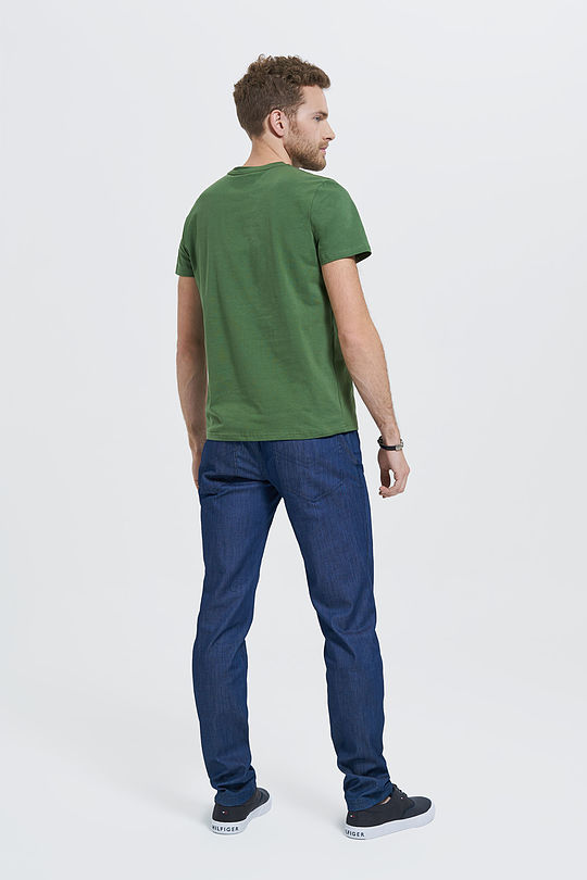 Cotton tee SURINK LIETUVĄ 5 | GREEN/ KHAKI / LIME GREEN | Audimas