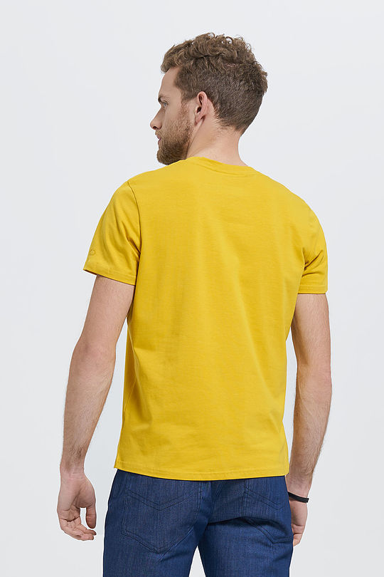 Cotton tee SURINK LIETUVĄ 2 | YELLOW/ORANGE | Audimas