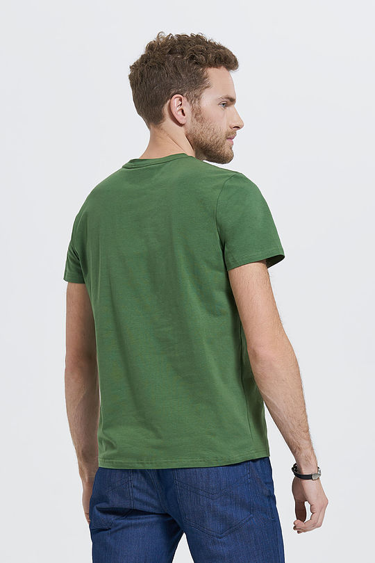 Cotton tee SURINK LIETUVĄ 2 | GREEN/ KHAKI / LIME GREEN | Audimas