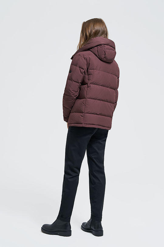 Down jacket 8 | BROWN/BORDEAUX | Audimas