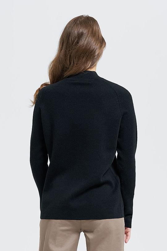 Merino wool sweater 2 | BLACK | Audimas