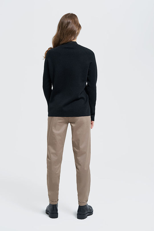 Merino wool sweater 6 | BLACK | Audimas