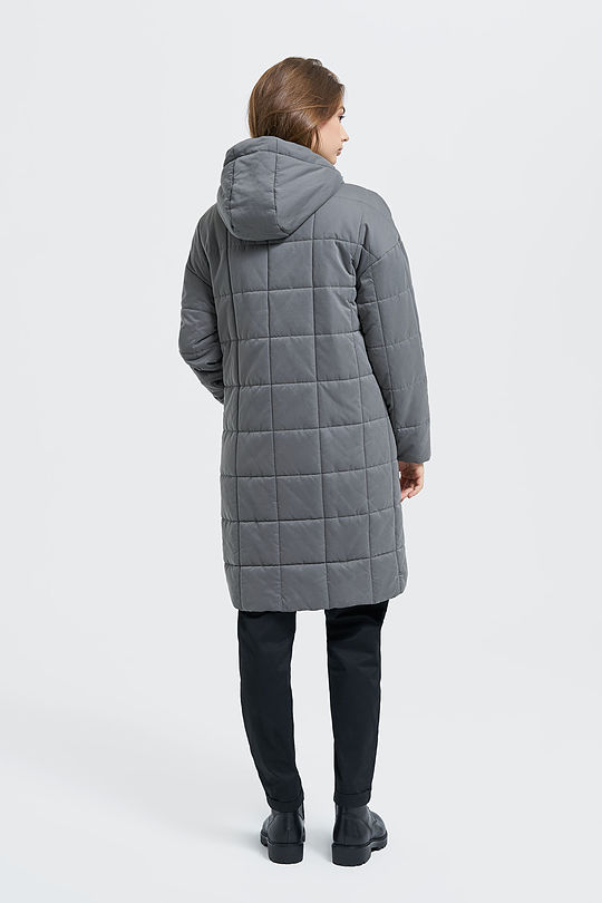 Long Thermore insulated jacket 8 | GREY/MELANGE | Audimas