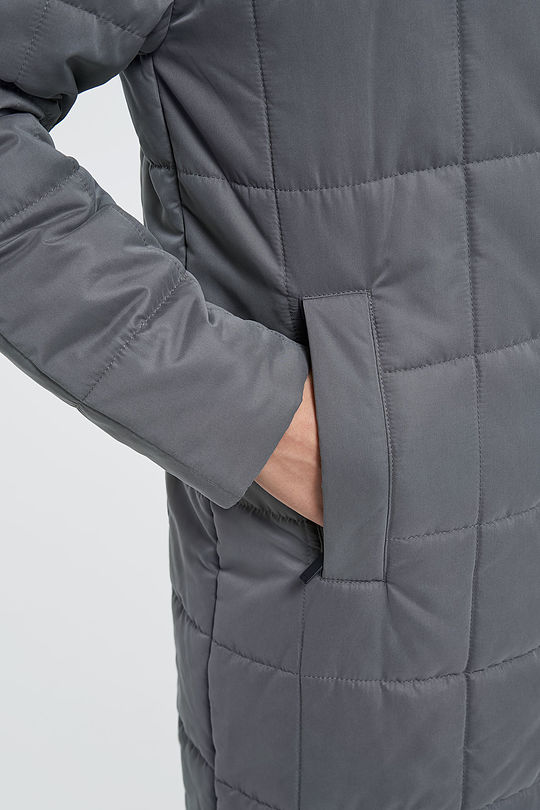 Long Thermore insulated jacket 5 | GREY/MELANGE | Audimas