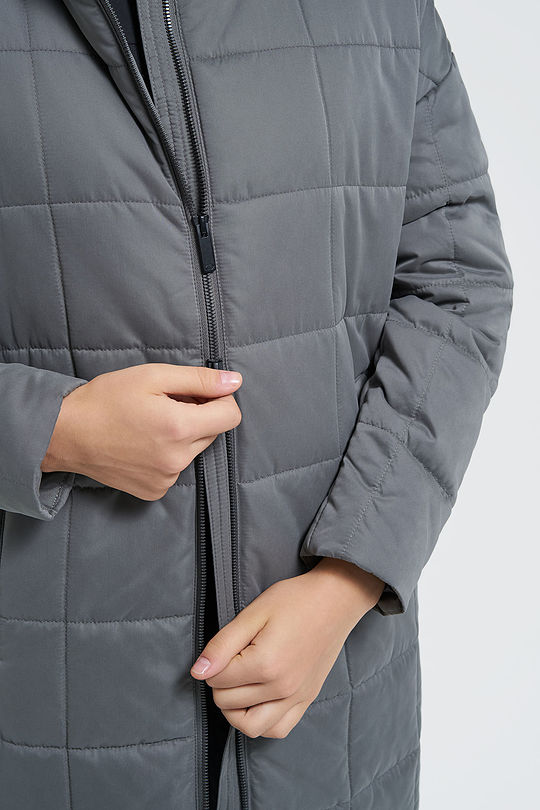 Long Thermore insulated jacket 4 | GREY/MELANGE | Audimas