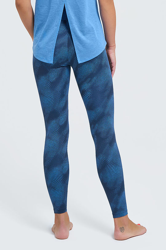 Printed functional tights 2 | BLUE | Audimas