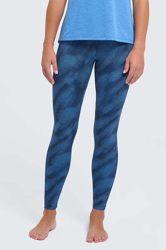 Printed functional tights 1 | BLUE | Audimas