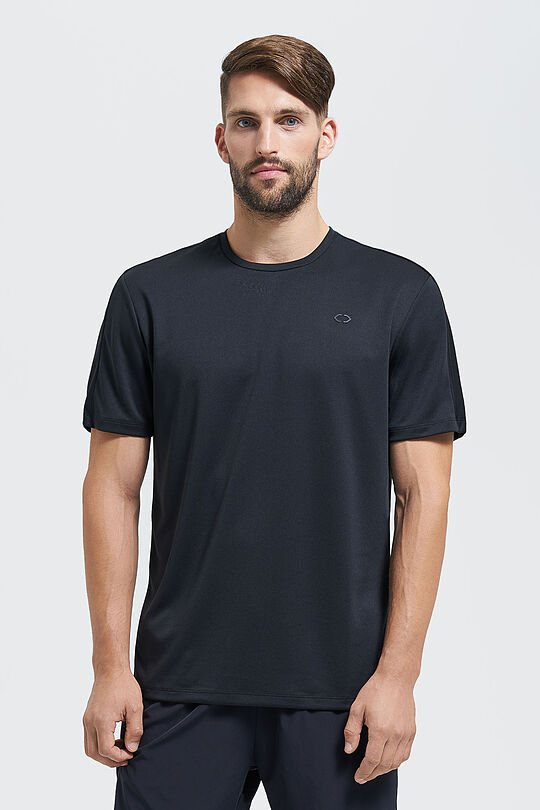 Functional tee with print 1 | BLACK | Audimas