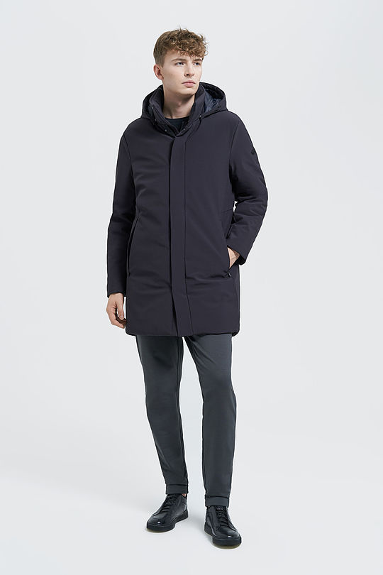 Long water repellent Thermore insulated parka 6 | BLACK | Audimas