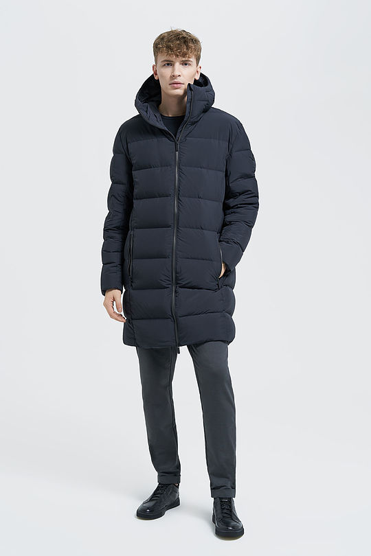 Puffer long down jacket 6 | BLACK | Audimas