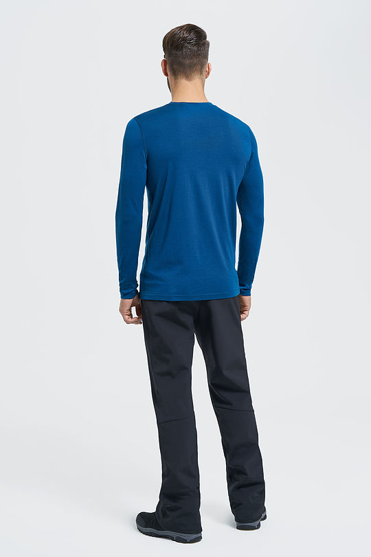 Fine merino wool long sleeve top 5 | BLUE | Audimas