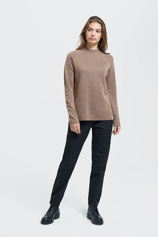 Merino wool sweater 5 | BROWN/BORDEAUX | Audimas