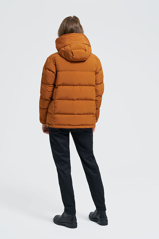 Down jacket 6 | BROWN/BORDEAUX | Audimas