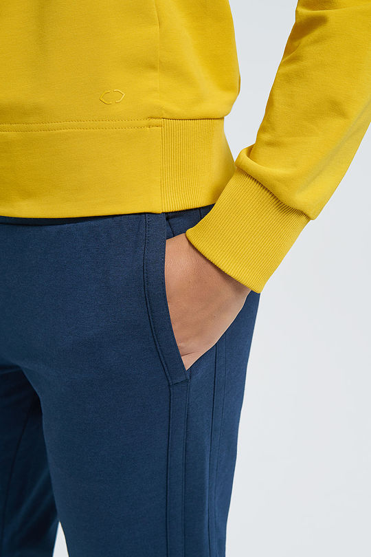 Modal cotton terry sweatpants 3 | BLUE | Audimas