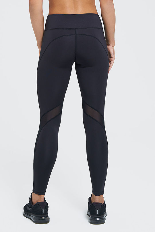 Functional mesh insert tights 2 | BLACK | Audimas