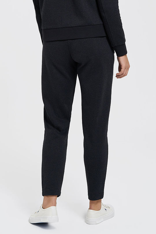 High waist belted pants 2 | BLACK | Audimas