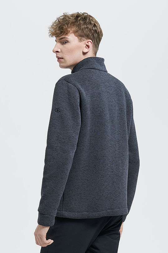 Warm fleece zip-through jacket 2 | GREY/MELANGE | Audimas
