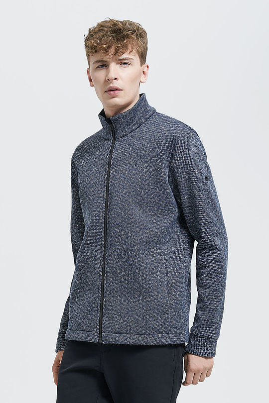 Warm fleece zip-through jacket 1 | BLUE | Audimas