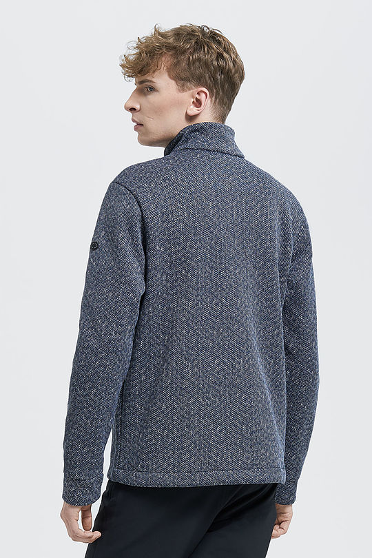 Warm fleece zip-through jacket 2 | BLUE | Audimas
