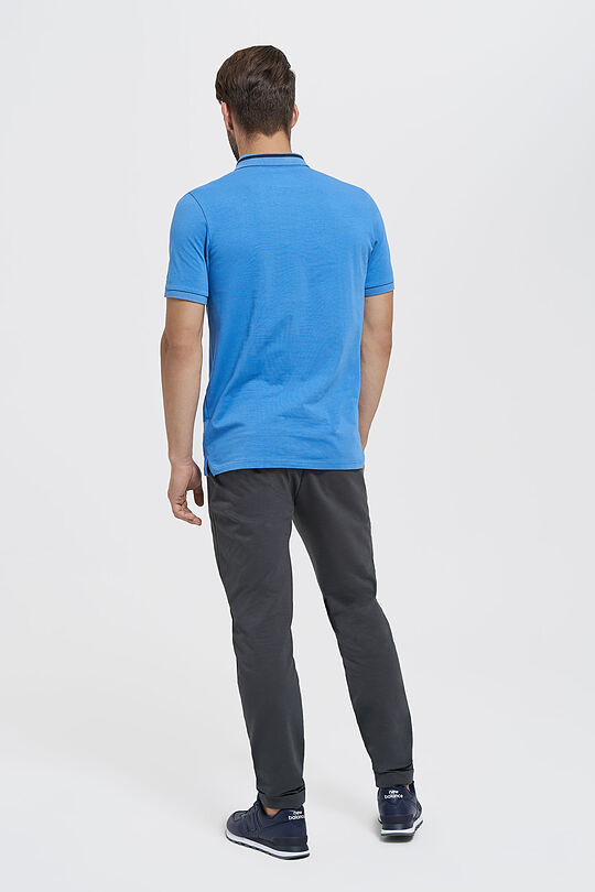 Cotton polo shirt 5 | BLUE | Audimas
