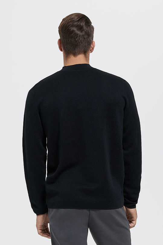Merino wool sweater 2 | BLACK | Audimas