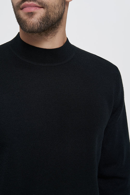 Merino wool sweater 3 | BLACK | Audimas