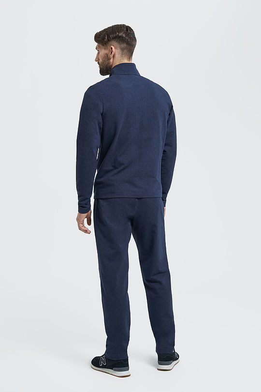 Cotton terry zip-through jacket 7 | BLUE | Audimas