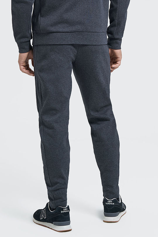 Pique cotton slim fit sweatpants 2 | GREY/MELANGE | Audimas