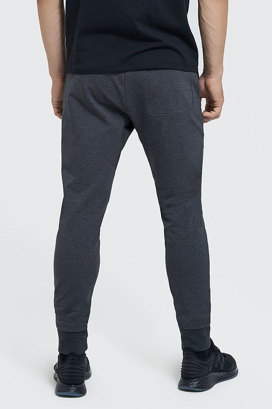 Stretch cotton slim fit sweatpants 2 | GREY/MELANGE | Audimas