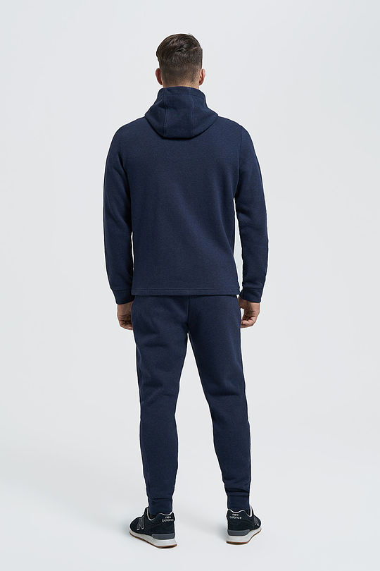Brushed cotton zip-through hoodie 7 | BLUE | Audimas
