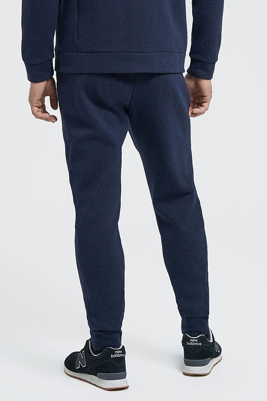 Brushed cotton slim fit sweatpants 2 | BLUE | Audimas